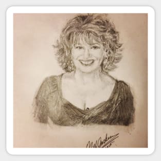 JOY BEHAR PENCIL PORTRAIT Sticker